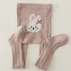 Leggings para Bebês com Perna Grande Estilo Fino para Primavera e Outono Meia-calça para Crianças Pequenas e Bebês Leggings para Meninas que Realçam o Bumbum para Usar por Cima