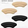 Almofadas de calcanhar anti-atrito para mocassins, protetores de calcanhar antiderrapantes, palmilhas de meia-tamanho para sapatos de couro, almofadas de calcanhar anti-queda para mulheres