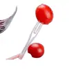 Garfos de fruta descartáveis embalados individualmente, palitos de fruta de plástico, garfos transparentes, garfos para lanches e bolos comerciais, atacado para comércio exterior