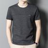 Treinta Otoño y Verano Nuevas Camisetas de Hombre Camisetas Casuales de Hombre de Cuello Redondo y Manga Corta Tops Mezclados de Algodón Camisetas de Manga Corta para Hombre