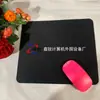 Fabricantes de origem atacado pequeno mouse pad preto escritório lan house mesa de jogo pad borda travada mouse pad simples pad em branco