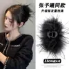 Presilha de Tubarão com Pena Sonhadora para Mulheres, Piranha de Cabelo de Alta Qualidade para Cabelos Grossos, Acessório de Cabelo de Celebridade da Internet, Nova Presilha de Cabelo