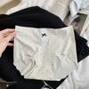 Ropa Interior de Una Pieza Hepburn Estilo Elegante Sensación Desnuda Sin Marcas para Mujer Crema Deseo Puro Punto Ondulado Juguetón Calzones de Cintura Media para Niña