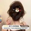 Pin para el pelo lujoso de tamaño grande con un delicado lazo, elegante y con estilo, pinza retorcida dulce estilo coreano para cabello grueso