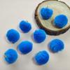 Suave pouco perfumado vento imitação coelho pele bola pingente 20MM pelúcia bola contas brincos de telefone móvel corrente acessórios de joias