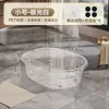 Tina de Plástico Diseño Integrado Multifuncional con Lavabo Especial Engrosado para Niños, Tina para Lavar Ropa de Bebé, Tabla de Lavar Grande para Uso Doméstico