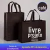 Bolsa Tote de Tecido Não Tecido, Design Floral Romântico, Ecológica, Feita Sob Medida, Educacional, Sacola para Compras em Shopping Center, Bolsa de Tecido Não Tecido