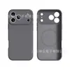 Capa de Silicone Líquido para iPhone 18 Pro Max Cobertura Total Anti-Queda Botões Integrados Câmera IA Capa Protetora Apple