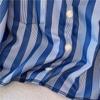 Tiro Real de una Camisa de Manga Larga de Algodón Puro a Rayas Bloque de Color de Diseño de Nicho