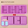 Estilo Fresco e Simples Folha de Tartaruga Oval Quadrado Grande Sabonete Artesanal Molde de Silicone Molde Antiaderente para Sabão Frio e Sabão com Óleo Essencial