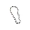 No. 6, 7, 8 Mosquetones de Escalada de Aleación de Aluminio Engrosados con Anillo y Hebilla para Uso en Exteriores