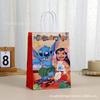 Bolsa de Regalo Lilo y Stitch, Bolsa de Dulces, Bolsa de Papel Kraft Stitch, Decoración de Fiesta