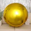 Globos de Papel de Aluminio Seleccionados Cuidadosamente, Globos Redondos 4D, Decoración para Bodas y Fiestas de Cumpleaños, Venta al por Mayor de Globos de Papel de Aluminio