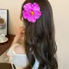 Acessório de Cabelo Flor de Hasang 10cm Transfronteiriço Grampo de Cabelo Flor Havaiana Flor de Ovo para Viagem de Férias Flor de Casamento Feminina
