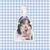 Etiqueta de bagagem Song Yuqi pingente de bolsa de bagagem corrente para pendurar suporte de etiqueta pendurada periférico mesmo estilo TikTok