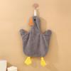 Toalla de Mano Absorbente de Ganso de Dibujos Animados Estilo Ins, Uso Premium en Baño y Cocina, Colgable, Versión Engrosada, Toalla de Mano para Niños, Estilo Ins