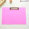 Clip de plástico PP transparente para tablero de escritura, férula para escribir notas, archivador, clip para menú, clip para facturas, tamaño A4 y A5.