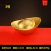 Ornamentos de Lingote de Ouro Sólido, Adereços de Lingote de Ouro Sólido, Artesanato Doméstico de Mobiliário do Deus da Riqueza, Presentes de Inauguração de Loja e Casa Nova