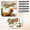 Nuevas Pegatinas de Pared de Flor Tropical y Leopardo Impermeables y a Prueba de Humedad Pegatinas de Pared Autoadhesivas Suministro de Comercio Electrónico Transfronterizo Venta al por Mayor Personalización