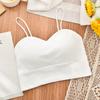 Sujetador tipo chaleco sin costuras para niña, ropa interior sin tirantes, con tirantes finos para la espalda y el pecho