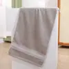 Toalla para Lavar la Cara de Color Liso Sencilla Amigable con la Piel Fuerte Absorción de Agua Toalla de Baño Facial para el Hogar Unisex Todo Algodón Toalla para Limpiar la Cara Personalizable