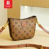 Bolso de mujer Bani Meizi, bolso de hombro, nuevo, de alta gama, estilo retro, con estampado floral antiguo, diseño exclusivo para llevar debajo del brazo, bolso pequeño cruzado al por mayor.