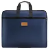 Bolsa de archivo portátil A4 lona tela Oxford multicapa bolsa de datos bolsa de archivos bolsa de papelería para estudiantes suministros de oficina