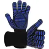 Guantes de Barbacoa Resistentes al Fuego y a Altas Temperaturas 800 Grados de Aislamiento Guantes para Horno