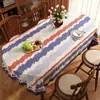 Toalha de Mesa Oval Estilo Americano, Impermeável, à Prova de Óleo, Não Precisa Lavar, Novo Modelo 2025, Luxo Leve, Sensação de Alta Qualidade, Toalha de Mesa Xadrez Retrô
