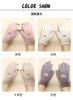 Nuevo Estilo Guantes Tejidos Cálidos con Pantalla Táctil para Hombre y Mujer para Otoño e Invierno, Guantes para Estudiante con Forro Polar y Dedos Separados, Venta al por Mayor Guantes con Pantalla Táctil a Prueba de Frío
