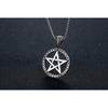Moda coreana simples estrela de cinco pontas pingente de aço inoxidável personalidade tendência pingente oco masculino joias HC025