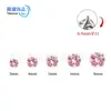 Aretes de Aleación de Titanio F136, Cartílagos Piercing Genuinos de Swarovski, Piercings de Labio, Joyería Piercing de Espiral Interna con Base Plana