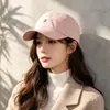 Gorra de béisbol moderna estilo coreano, diseñada para hacer que la cara parezca más pequeña, nueva colección primavera/verano, versátil, hecha de algodón lavado, adecuada para parejas, visera ancha, protectora del sol, para hombres y mujeres