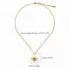 Collar de estrella de ocho puntas con diamantes de celebridad de internet europea y americana, gargantilla con colgante chapado en oro simple y elegante, cadena para la clavícula con diseño de nicho de moda