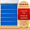 Porta de enrolar à prova de fogo, tecido inorgânico de grau especial, trilho duplo, cortina dupla, porta de enrolar de aço à prova de fogo, contrato de engenharia, instalação incluída