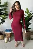 Popular Vestido Traje de Invierno para Mujer Transparente de Encaje Sexy Hueco Estilo Chica Caliente con Forro y Manga Larga Transfronterizo de Amazon