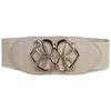 Moda para Mujer Cinturón Decorativo Retro Versátil Europeo y Americano Cinturón de Falda Cintura Elástica para Mujer Cinturón Ancho Elástico de Cuero En Stock