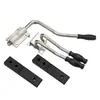 Manija de Puerta para Vaporera de Mariscos, Vaporera de Arroz, Acero Inoxidable, Manija Grande para Sala de Vapor, Accesorios para Puerta de Vaporera de Horno Grande, Accesorios para Carrito de Vaporera