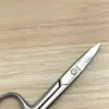 Suministro de fábrica tijeras para cejas de acero inoxidable alta calidad tijeras de belleza tijeras para cejas de goma y plástico apertura secundaria tijeras 3.5B