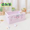 Caja de Almacenamiento Plegable de Escritorio Estilo Japonés Contenedor de Bolígrafos Mini para Niña Estudiante Corazón de Niña Organizador Mini Cesta de Almacenamiento de Papelería de Dibujos Animados