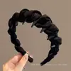Elegante diadema con peine de dientes ondulados para mujer, adecuada para lavarse la cara, maquillaje y uso diario, accesorio de moda para el cabello para arreglar el cabello suelto