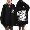 2025 Stray Kids Skz Retorna ao Periférico Harajuku Moletom Estampado com Capuz Solto com Zíper Lote