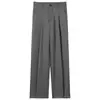 Pantalones de pierna recta cleanfit invierno negro caída nuevo producto más terciopelo más grosor pantalones de traje de alta calidad casual pantalones de traje hombres