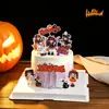 2026 Decoração de Bolo Feliz Halloween Halloween Doces ou Travessuras Decoração para Assar Inserto