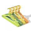 Atacado de Fábrica Cabides de Roupa Banhados a Ouro com Revestimento de Plástico, Versão Espessada para Uso Doméstico, Rack Antiderrapante para Armazenamento e Secagem de Roupas, Aço Inoxidável