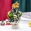 Árbol de decoración navideña 20cm mini decoración de escritorio árbol de Navidad pequeño decoración para el hogar festiva centro comercial tienda árbol pequeño