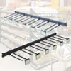 Gancho Barra Transversal Combinación Viga Almacenamiento de Snacks Tubo Cuadrado Estante Colgante Barra Transversal Exhibición de Ingredientes para Comida Caliente Estante de Supermercado