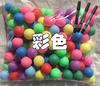 Pelota de ping pong de color esmerilado y endurecido, pelota de sacudir, juego de ping pong, sin costura de palabras, tacto, pelota de premio, pelota de lotería, máquina de pulverización, actividad