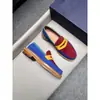 Jw Calçados Masculinos Casuais de Grande Tamanho Estilo Britânico Couro Sapatos da Moda Bico Fino Slip-Ons Estilista