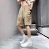 Pantalones Cortos de Trabajo para Hombre Verano Finos 2025 Marca de Moda Nuevos Pantalones Deportivos de Exterior de Seda Helada de Cinco Puntos Casuales Pantalones Largos